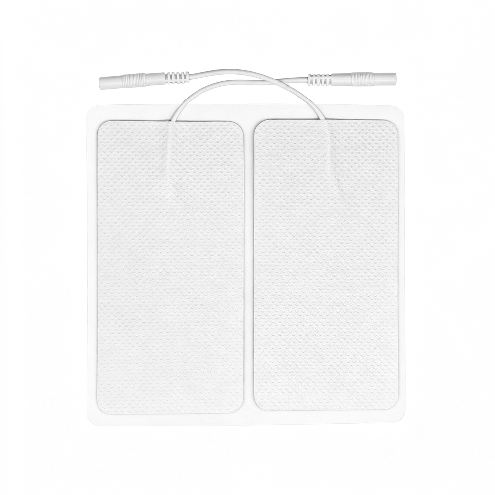 ADVAN 2''*4''  Blue Non-woven Fabric TENS/EMS Electrode Pad 2.0mm Plug-in for Electrotherapy