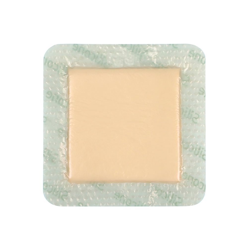 10x10cm Silicone Bordered Foam Dressing