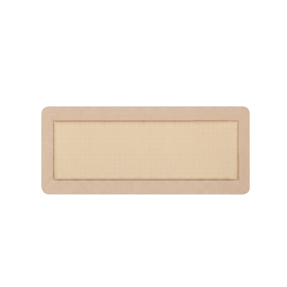 30x10cm Long Rectangular Silicone Bordered Foam Dressing