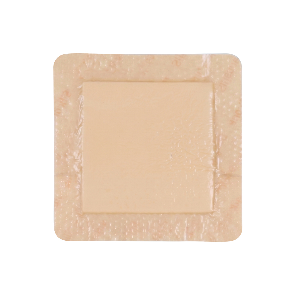 12.5x12.5cm Silicone Bordered Foam Dressing