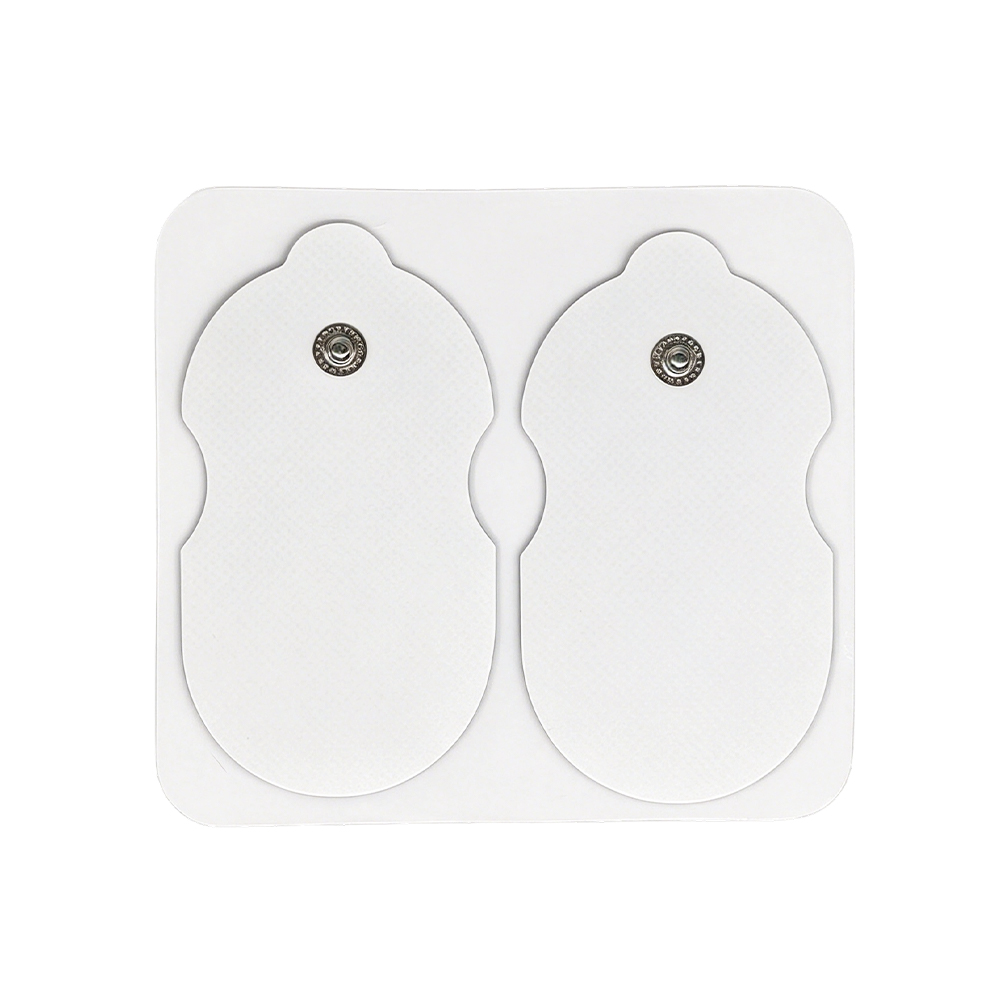 Gourd-Shaped Snap TENS/EMS Electrode Pads