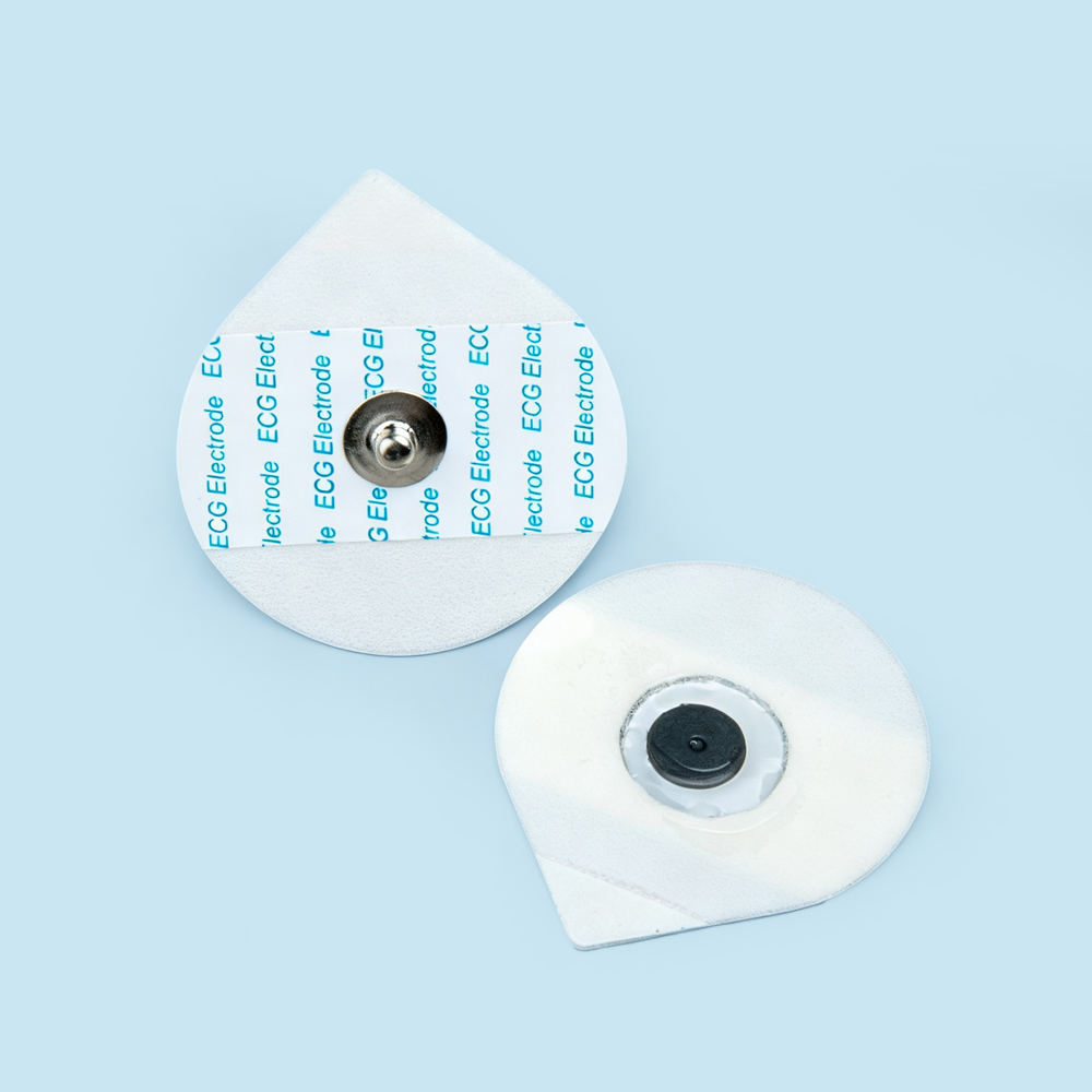 30*36mm Disposable Teardrop Foam ECG Electrodes