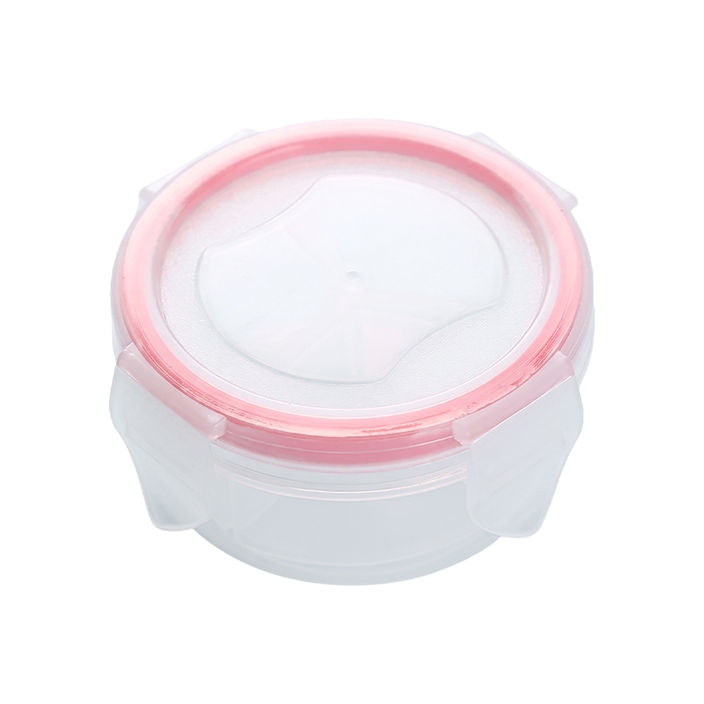 Round 3-Compartment Airtight Pill Box