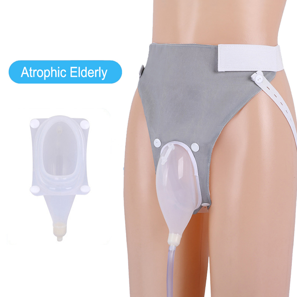 Medical Silicone External Urinary Collector for Atrophic Male Elderly