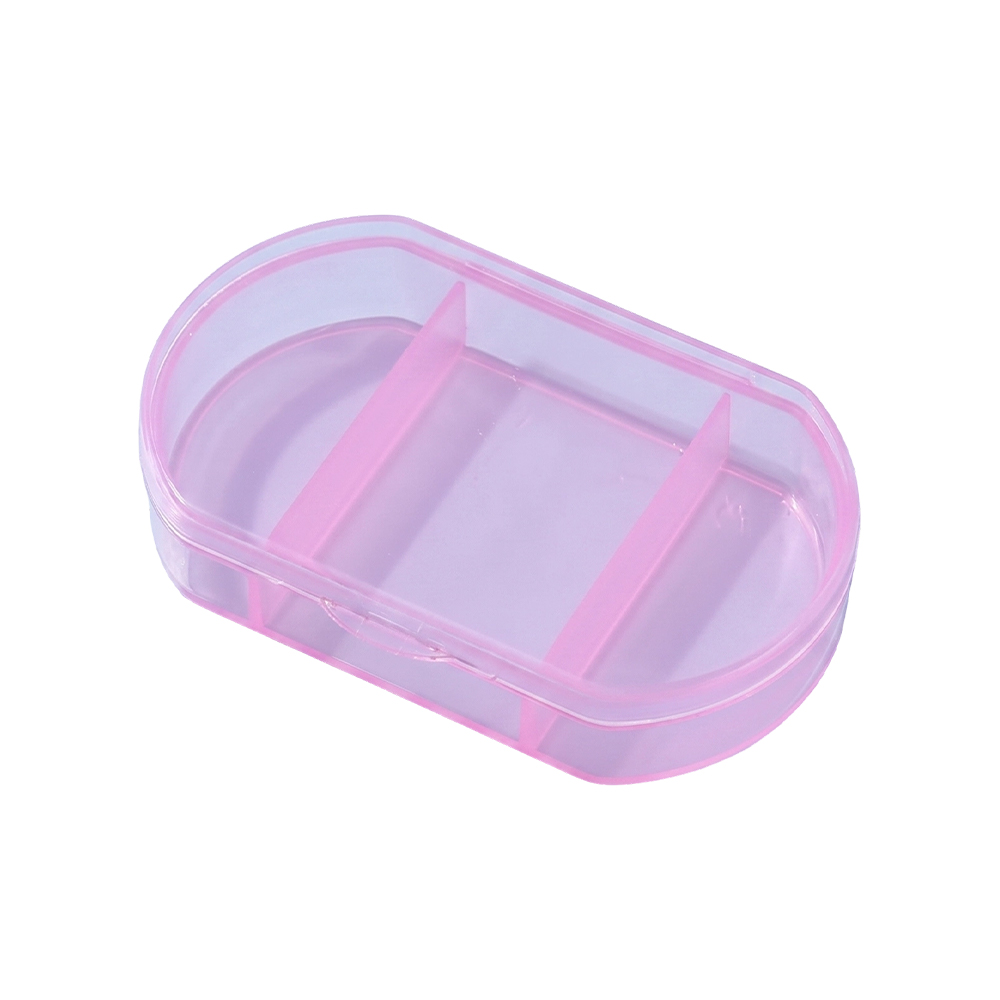 Portable 1-Day 3-Compartment Pill Case
