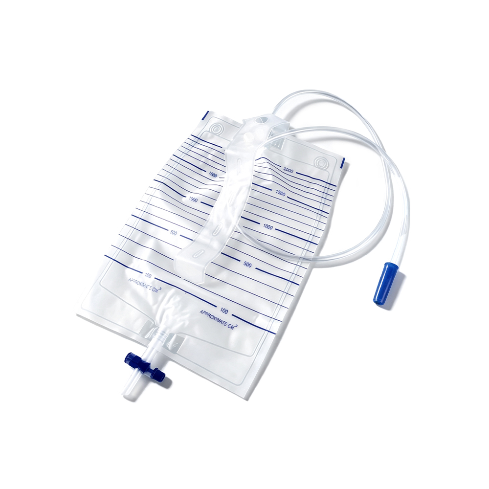 Premium 2000ml Medical Grade PVC Urine Bag with Streamer